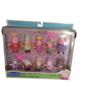 Peppa Pig"s Royal Court Fairytale Outfits 10 Piece Set New 9225-1M3